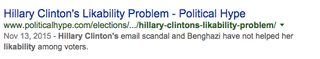 Illustration for article titled Wait, Does Hillary Clinton Have a Likability Problem?